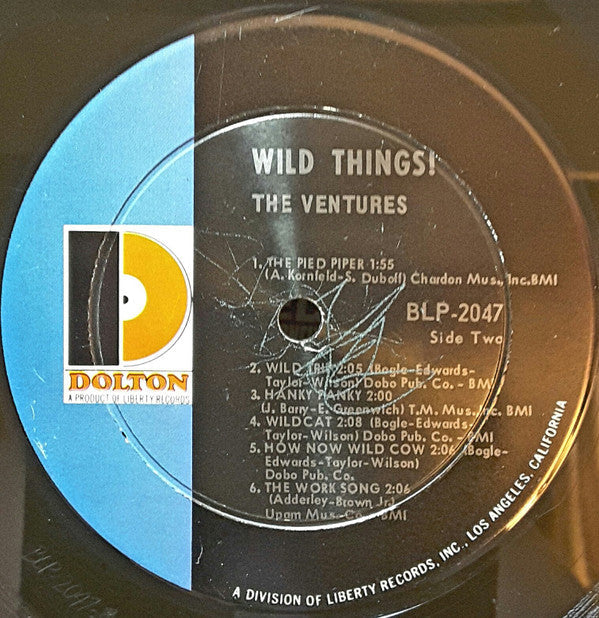 Ventures - Wild Things! (Vinyl, VG) (Vinyl LP)