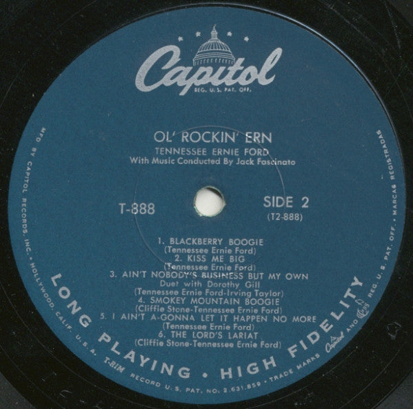 Ford, Tennessee Ernie - Ol' Rockin' Ern (VG+) (Vinyl LP)