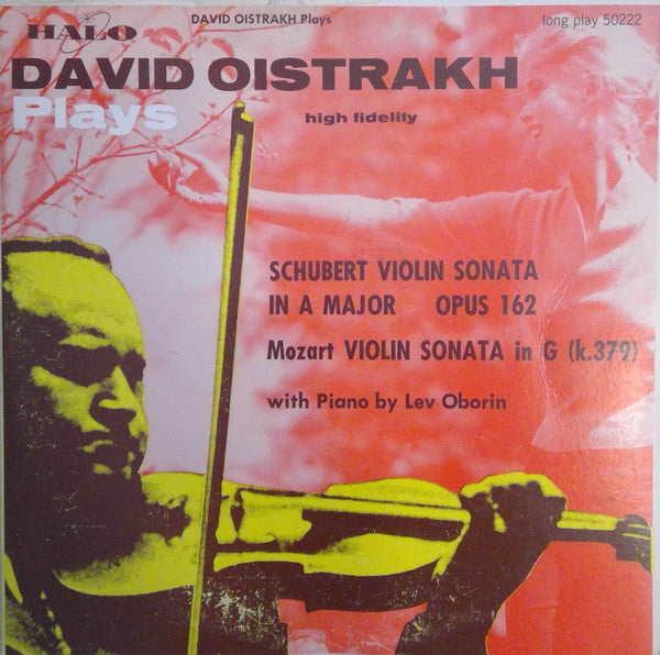 Oistrach, Lev Oborin - David Oistrakh Plays (VG+) (Vinyl LP)