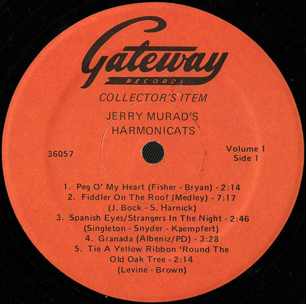 Murad's, Jerry Harmonicats - Collectors Item (VG+) (Vinyl LP)
