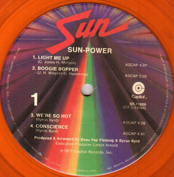 Sun - Sun-Power (VG+) (Vinyl LP)
