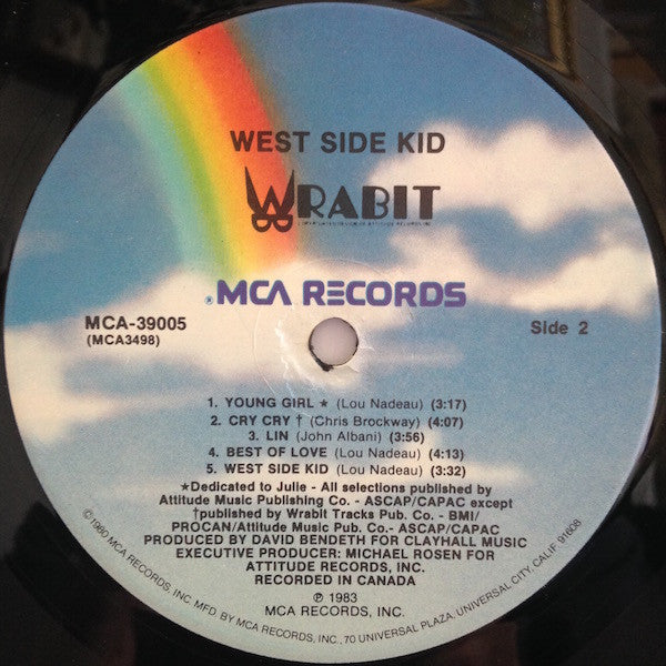 Wrabit - West Side Kid (VG+) (Vinyl LP)