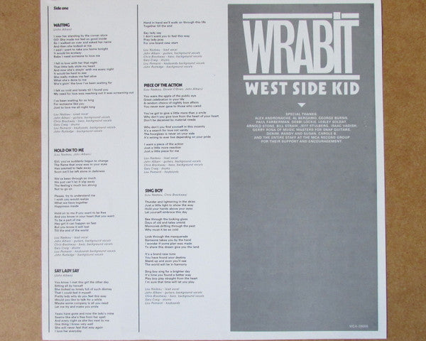 Wrabit - West Side Kid (VG+) (Vinyl LP)