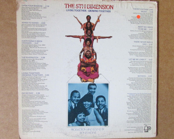 5th Dimension - Living Together, Growing Together (VG+) (Vinyl LP)