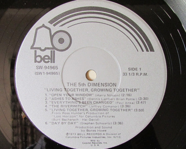 5th Dimension - Living Together, Growing Together (VG+) (Vinyl LP)
