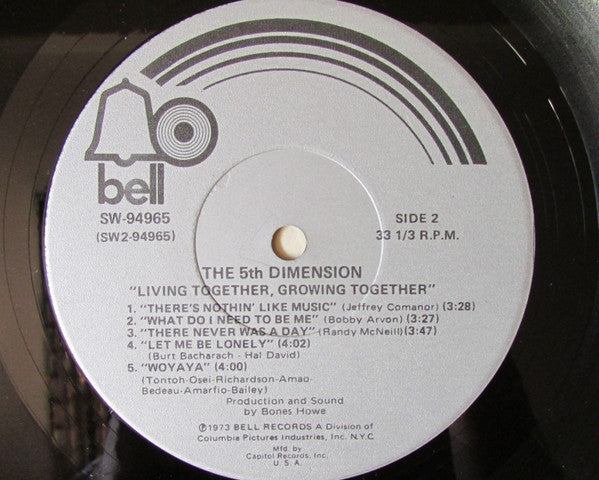 5th Dimension - Living Together, Growing Together (VG+) (Vinyl LP)