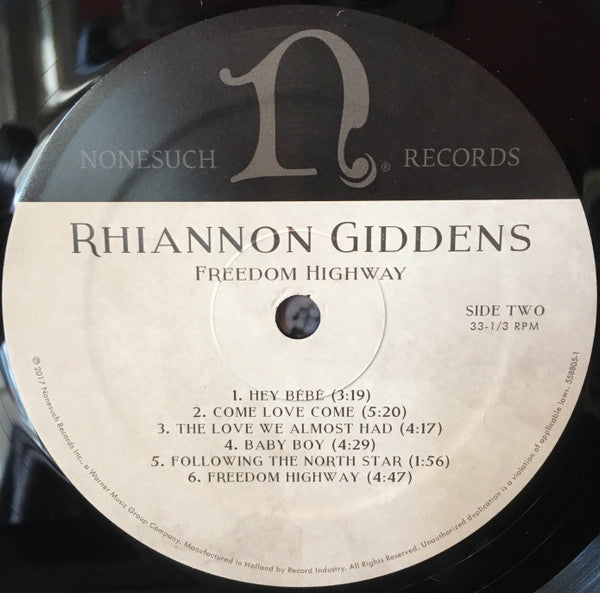 Giddens, Rhiannon - Freedom Highway (NM or M-) (Vinyl LP)
