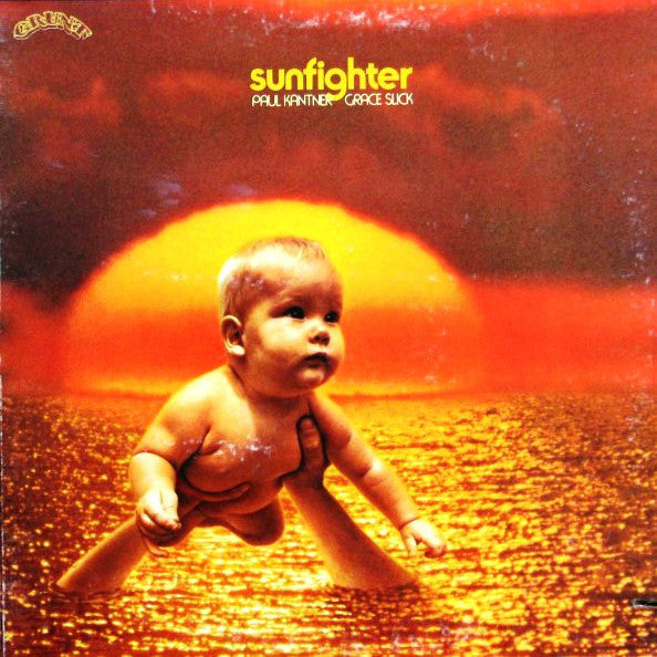 Kantner, Paul & Grace Slick - Sunfighter (VG+) (Vinyl LP)