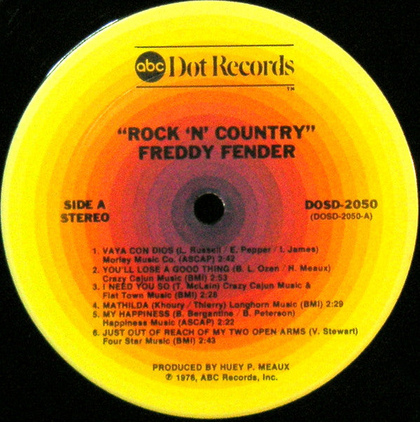 Fender, Freddy  - Rock 'N' Country (VG+) (Vinyl LP)