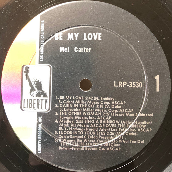 Carter, Mel - Be My Love (G) (Vinyl LP)