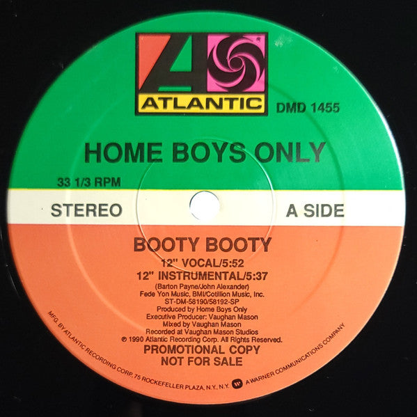 Home Boys Only - Booty Booty (VG+) (Vinyl LP)