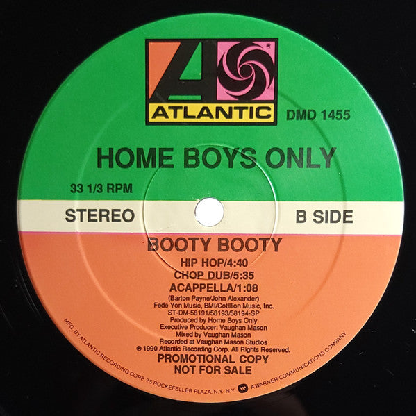 Home Boys Only - Booty Booty (VG+) (Vinyl LP)