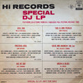 Various - Hi Records Special DJ LP Featuring Selections From Hi's Fabulous Fall Festival Release 1969 (VG+) (Vinyl LP)