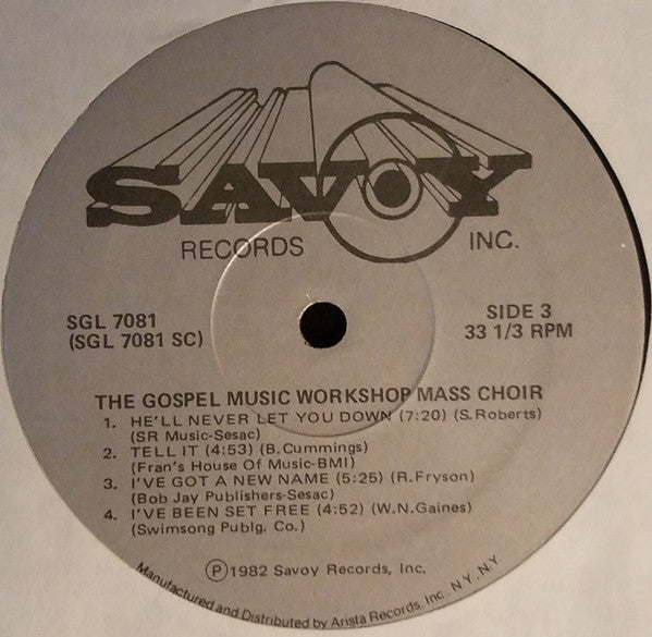 Gospel Music Workshop Of America Mass Choir - Recorded Live In Houston, Texas (Vinyl, VG) (Vinyl LP)