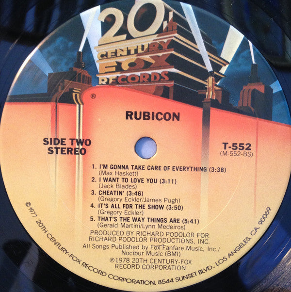 Rubicon  - Rubicon (VG) (Vinyl LP)