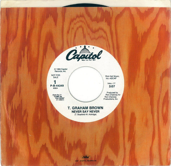 Brown, T. Graham - Never Say Never (VG+) (Vinyl LP)