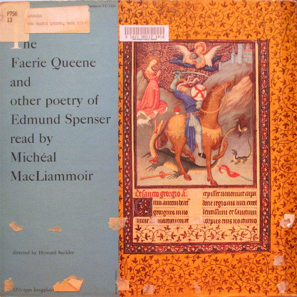 Spenser, Edmund - The Faerie Queene And Other Poetry Of Edmund Spenser (Vinyl, VG+) (Vinyl LP)