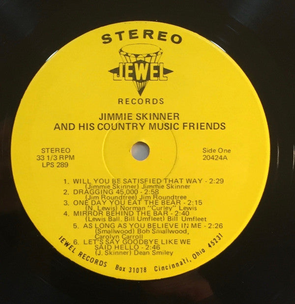 Skinner, Jimmie - And His Country Music Friends (VG+) (Vinyl LP)