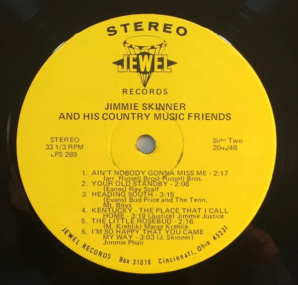Skinner, Jimmie - And His Country Music Friends (VG+) (Vinyl LP)