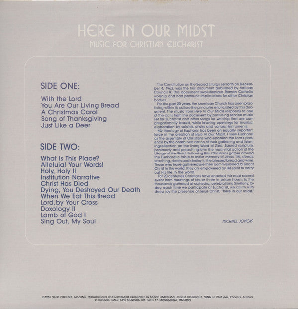 Joncas, Michael - Here In Our Midst (M) (Vinyl LP)
