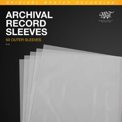 Vinyl Sleeves - 12" Archival Record Outer Sleeves (50 Pack) - Mobile Fidelity (Vinyl LP)