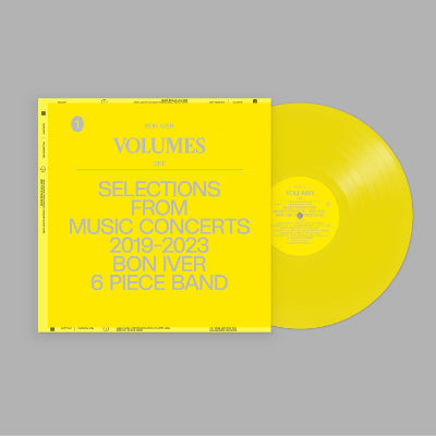 Bon Iver - Volumes: One "Selections From Music Concerts 2019-2023 Bon Iver 6 Piece Band" (Happy Valley Exclusive)(Ducky Yellow Coloured Vinyl) (Vinyl LP)