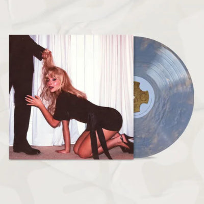 Carpenter, Sabrina - Man's Best Friend (Deluxe Luxe Packaging Iridescent Blue Coloured Vinyl With Heart Medallion) (Damaged Sleeve Copies) (Vinyl LP)