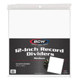 Vinyl Divider Header Cards (White 25 x Pack) - BCW (Vinyl LP)