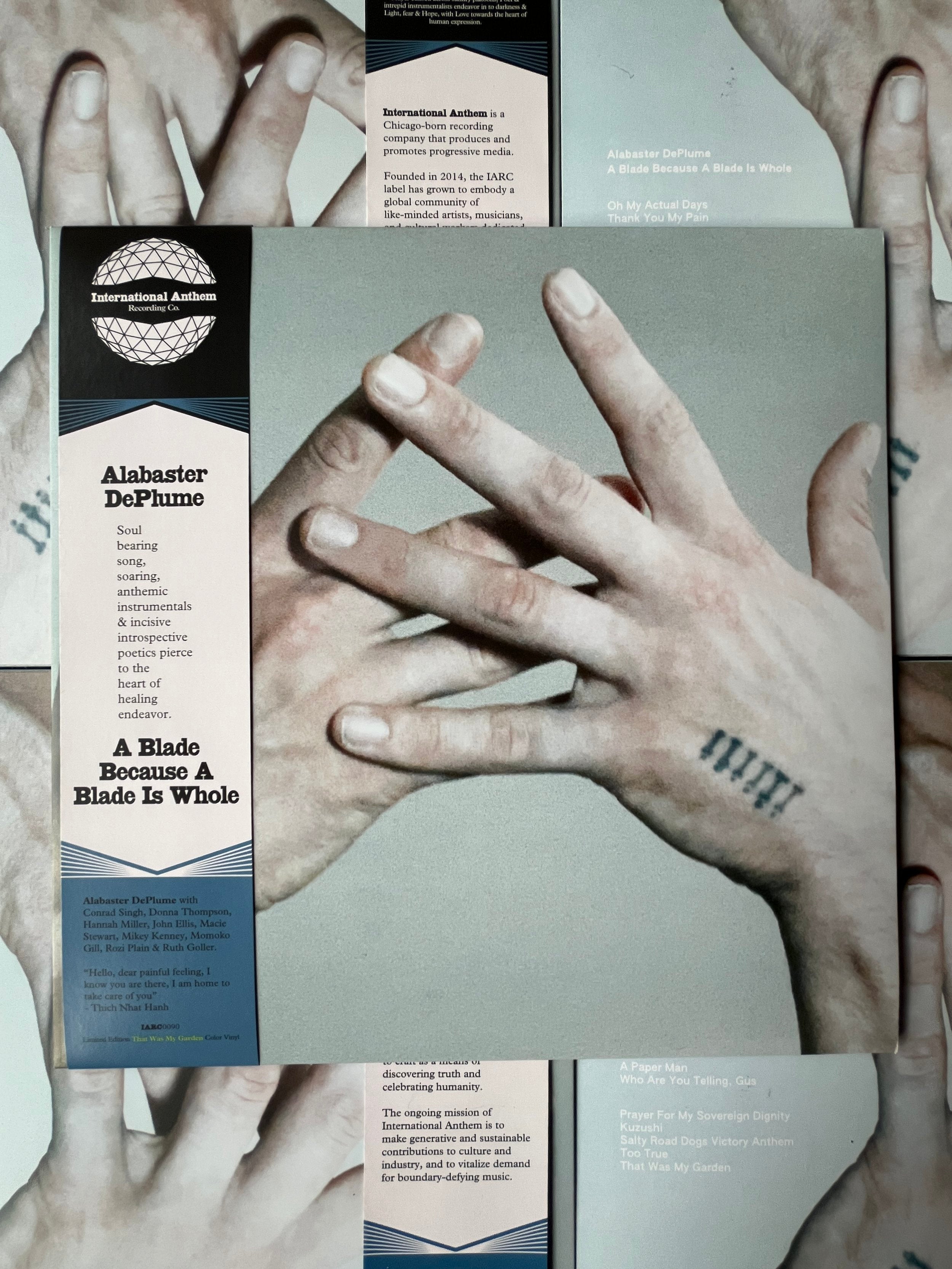 DePlume, Alabaster - A Blade Because A Blade Is Whole (Vinyl LP)