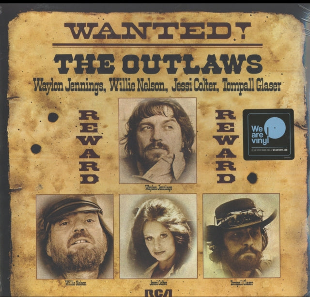 Jennings, Waylon, Willie Nelson, Jessi Colter, & Tompall Glaser - Wanted! The Outlaws (Vinyl LP)