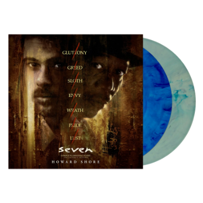 Seven (Se7en) - Original Motion Picture Score by Howard Shore ("Lust & Sloth" Light & Dark Blue Coloured 2LP Vinyl) (Vinyl LP)