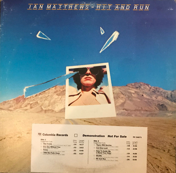 Matthews, Iain - Hit And Run (VG+) (Vinyl LP)