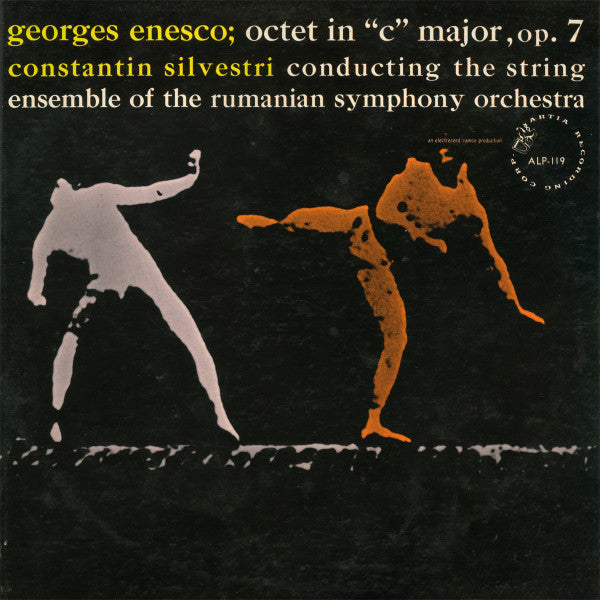Enesco, George, Constantin Silvestri conducting The String Ensemble of the Rumanian Symphony Orchestra - Octet In "C" Major, Op. 7 (VG) (Vinyl LP)