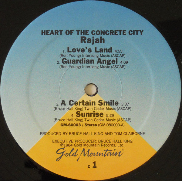 Rajah  - Heart Of The Concrete City (Vinyl, VG+) (Vinyl LP)