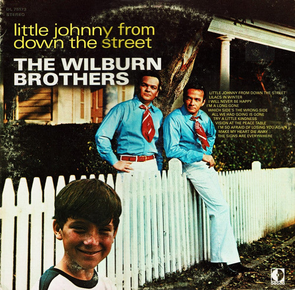 Wilburn Brothers - Little Johnny From Down The Street (VG+) (Vinyl LP)