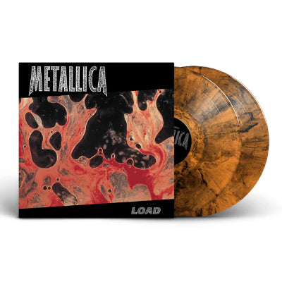 Metallica - Load (Orange and Black Splatter Coloured 2LP Vinyl) (Vinyl LP)