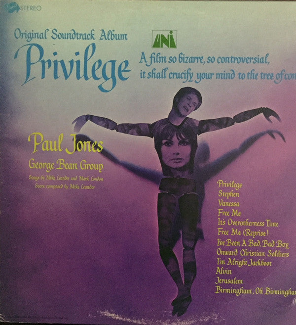 Privilege (Original Soundtrack Album) - Leander, Mike (VG) (Vinyl LP)
