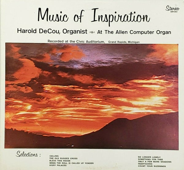 DeCou, Harold - Music Of Inspiration (VG+) (Vinyl LP)