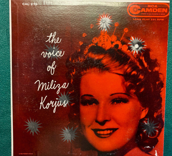 Korjus, Miliza - The Voice Of Miliza Korjus (VG+) (Vinyl LP)