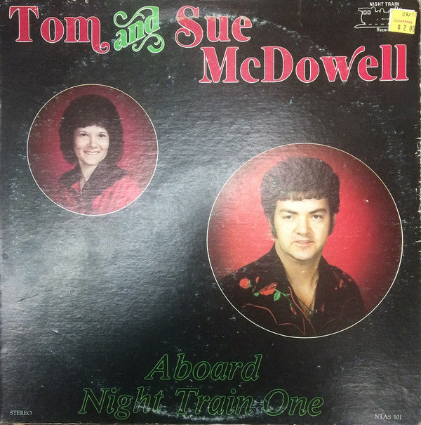 McDowell, Tom And Sue McDowell - Aboard Night Train One (VG+) (Vinyl LP)