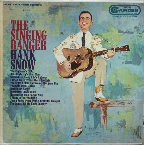 Snow, Hank And His The Rainbow Ranch Boys - The Singing Ranger (VG) (Vinyl LP)