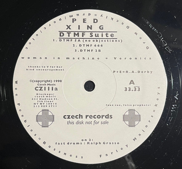 Ped Xing - DTMF Suite (NM or M-) (Vinyl LP)