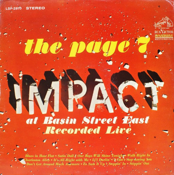 Page 7 - Impact At Basin Street East (VG+) (Vinyl LP)