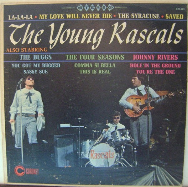 Young Rascals Also Starring The Buggs, The Four Seasons, Johnny Rivers - The Young Rascals (VG+) (Vinyl LP)