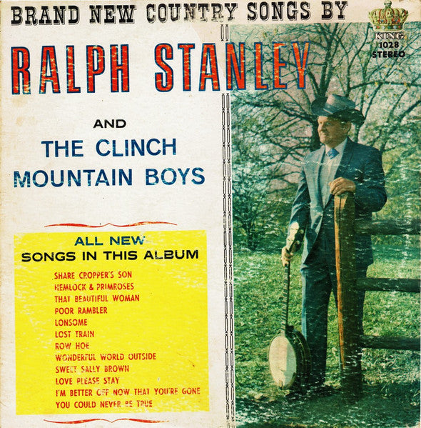 Stanley, Ralph And The Clinch Mountain Boys - Brand New Country Songs (VG) (Vinyl LP)