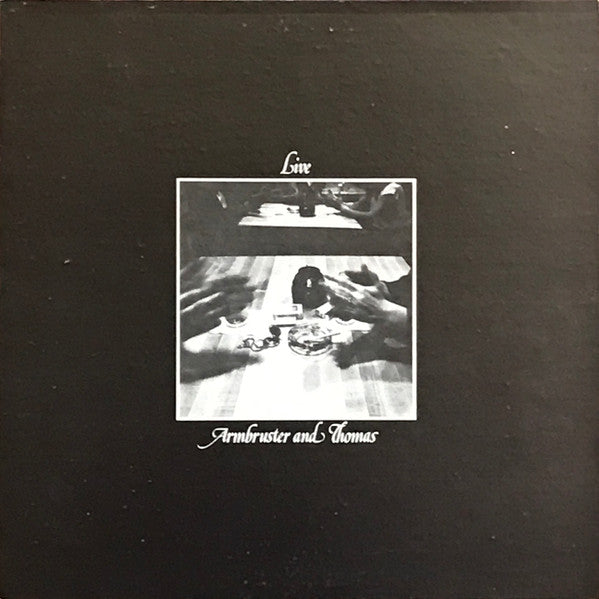 Armbruster, Greg and Lee Thomas - Live (VG+) (Vinyl LP)