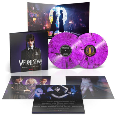 Wednesday Official Soundtrack 2LP (Limited Purple Goth with Smoky Shadow Coloured Vinyl) (Vinyl LP)
