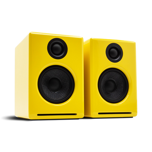 Audioengine: A2+ Wireless Powered Speakers w/ Bluetooth - Limoncello Yellow