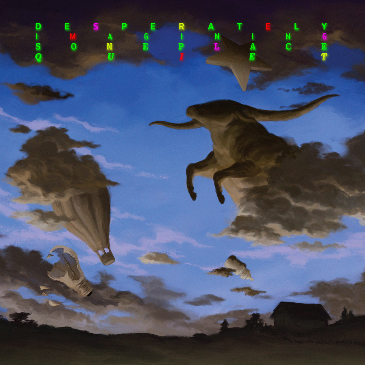 Disq - Desperately Imagining Someplace Quiet (Green/Blue) (Vinyl LP)