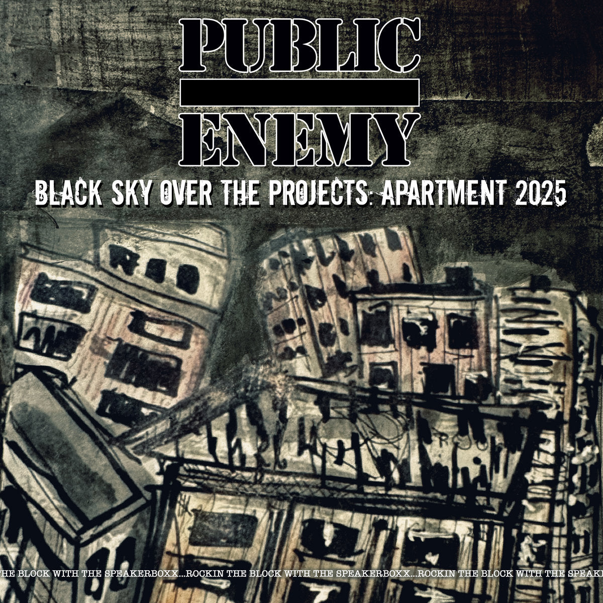Public Enemy - Black Sky Over The Projects: Apartment 2025 (Vinyl LP)